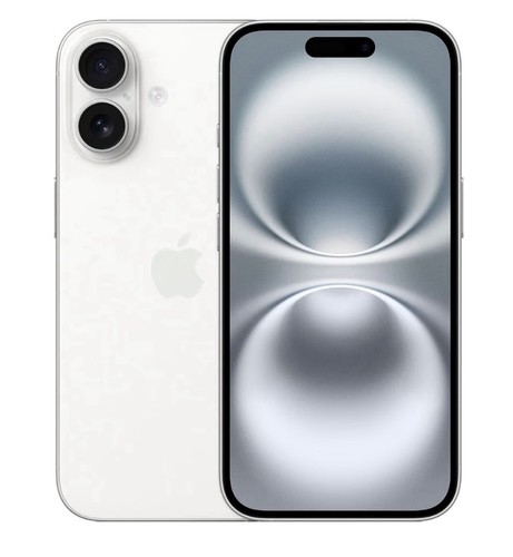 Apple iphone 128 - apple, weiß