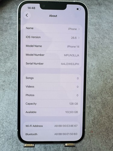 Apple iphone 128 weiß - apple,