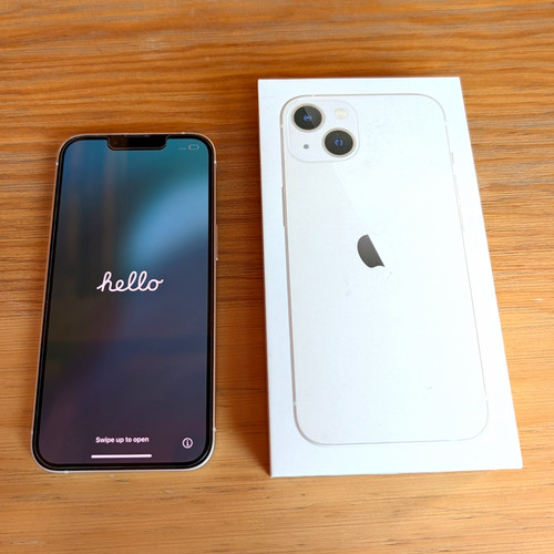 Apple iphone 128gb weiß - 13,