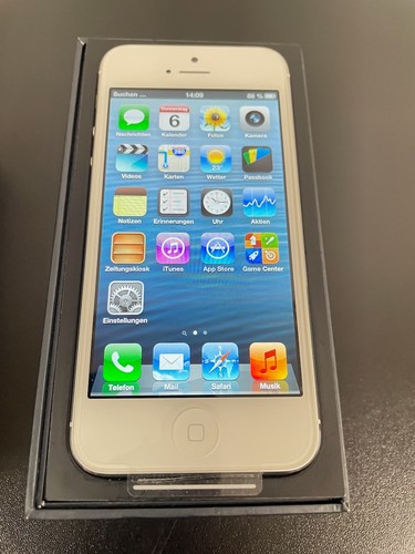 Apple iphone 16gb weiß - 5,